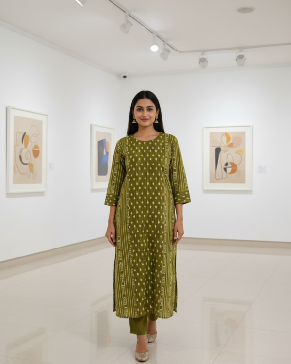 Jaipuri Kurti | Green