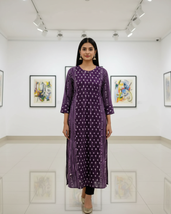 Jaipuri Kurti | Purple