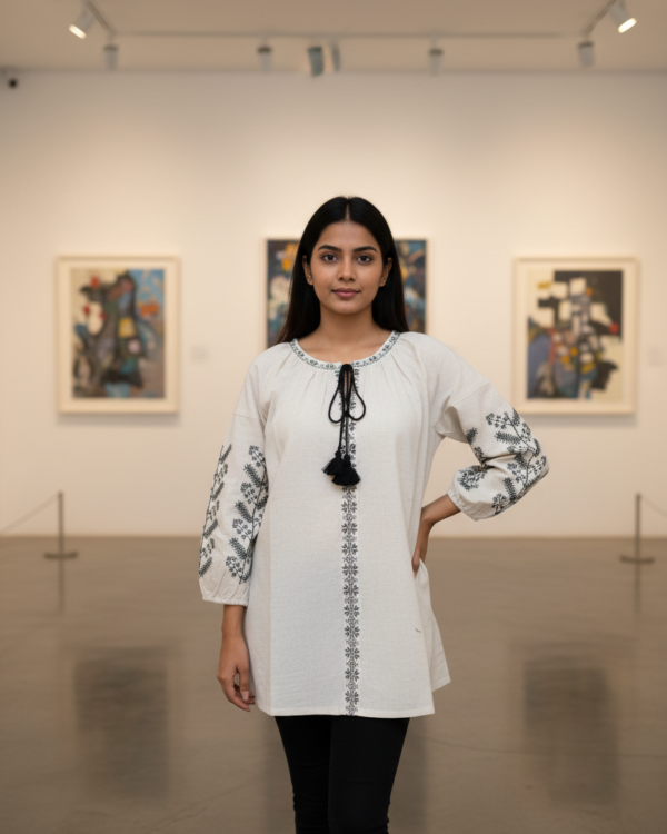 Cotton Embroidary | Off White